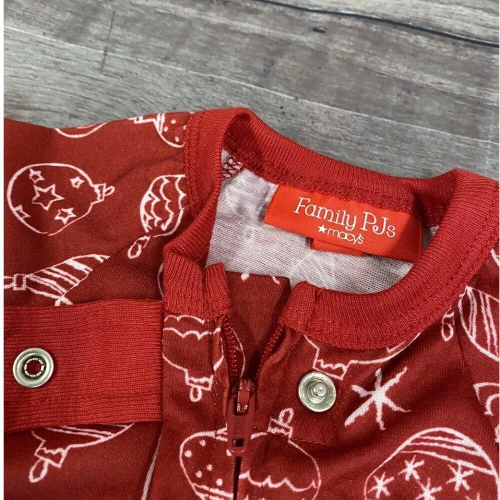 NWT Baby Pajamas One Piece Pajama, ORNAMENTS, 24MO